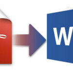 التحويل من PDf إلي وورد مجاناً بدون برامج خارجية أو مواقع