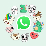 حزم ملصقات متحركة فى متجر واتساب