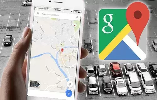 حفظ موقع ركن سيارتك على Google Maps