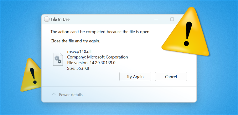 معرفة البرنامج الذي يمنع حذف ملف