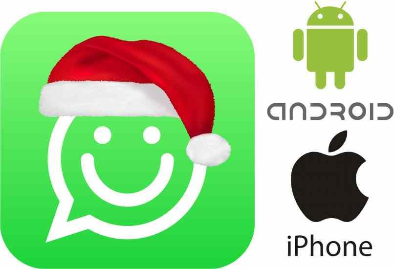  إضافة قبعة عيد الميلاد إلى أيقونة واتسآب