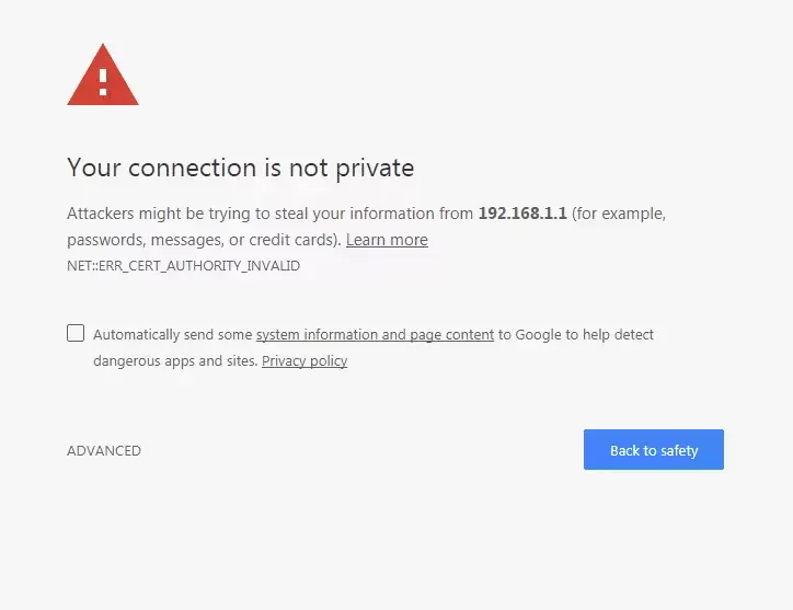 حل مشكلة صفحة الراوتر لا تفتح